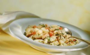 Coditos con tomates rostizados