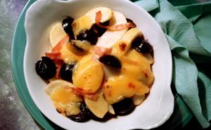 Ensalada de queso blanco con fruta