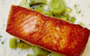 Filete de salmón a la italiana