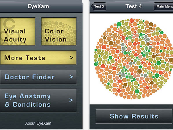 Las 15 'Apps' que te ahorran un visita al médico  - 13. Vista: EyeXam