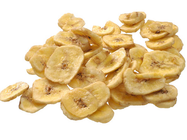 Los 10 alimentos más engañosos para la dieta  - 10. Chips de banana