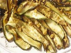 Chips de zucchini horneados