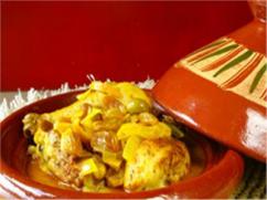 Pollo marroquí con limón