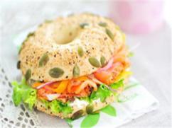 Bagel vegetariano