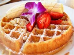 Waffles de avena (sin lactosa)