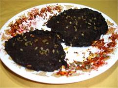 Tortitas de frijol negro