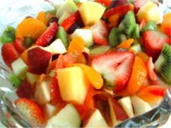 Ensalada de frutas natural