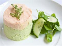 Mousse de pepino al estilo mexicano