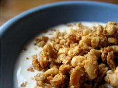 Muesli de manzana y almendras