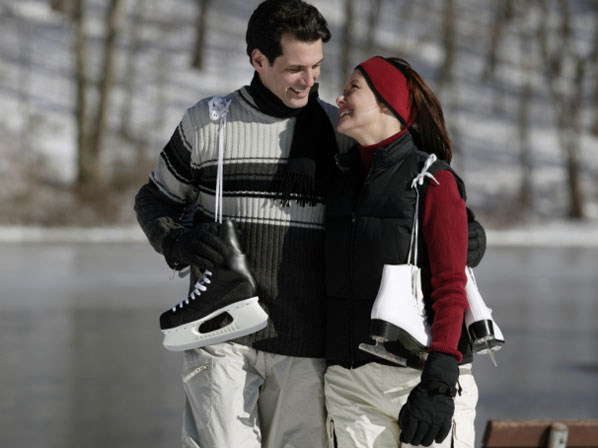 10 formas de celebrar San Valentín sin engordar - 7. Vayan a patinar sobre hielo