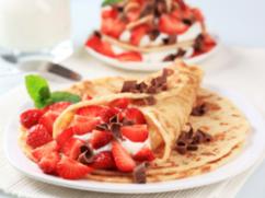 Crepas de fruta fresca