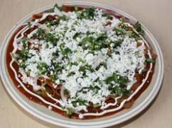 Chilaquiles con frijoles