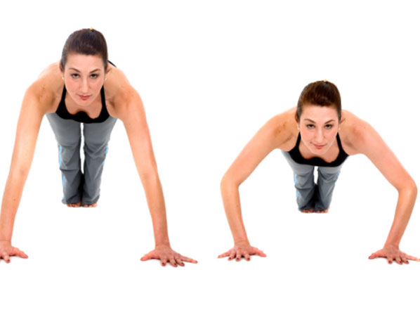 Super ejercicios para levantar las "bubis" - 5. Flexión de brazos o lagartijas