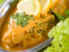 Ensalada de pescado al curry