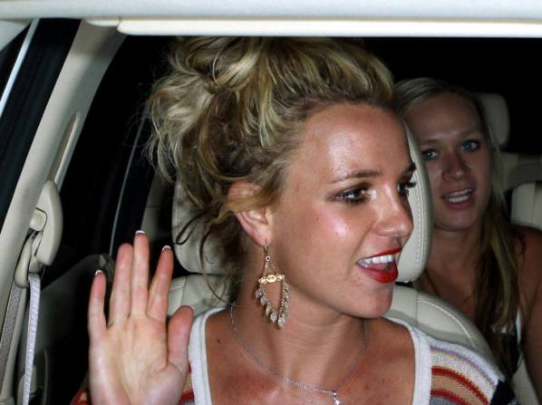 Los famosos también tienen acné - Britney Spears