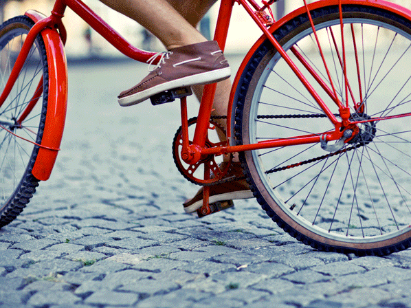 Estos famosos van a todas partes en bicicleta - Las articulaciones, agradecidas 