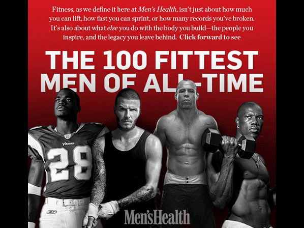 Los 20 hombres en mejor forma de todos los tiempos  - ¿Porqué están en la lista los más "fit"?