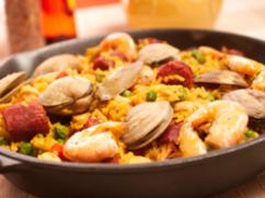 Paella Argentina de mariscos