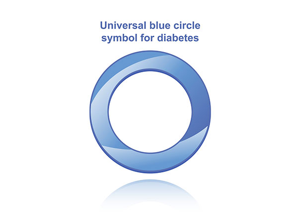 Las celebridades se unen contra la diabetes - El círculo azul, el símbolo universal de la diabetes