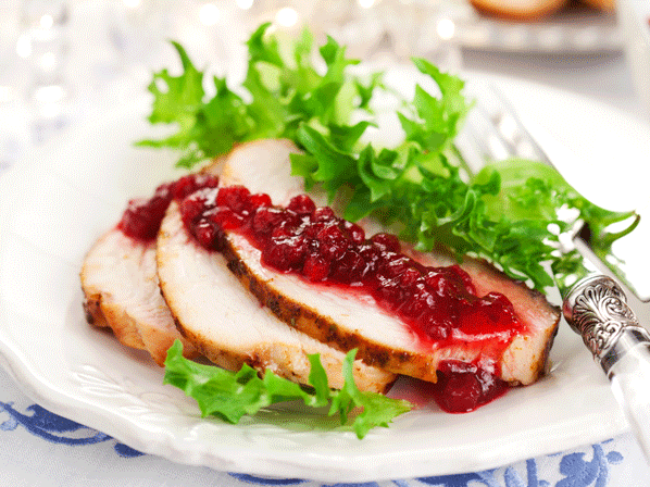 Thanksgiving: ¿cómo ahorrar calorías? - 6. Jalea de arándanos (cranberry). Puedes ahorrar 74 calorias