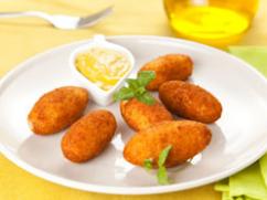 Croquetas de papas con queso 