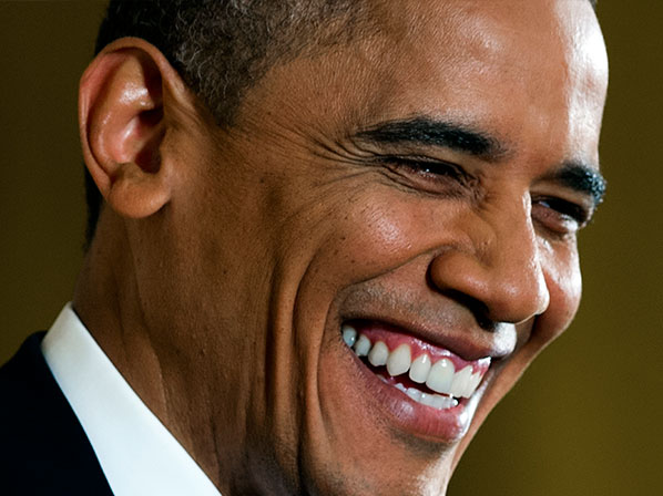 Famosos con una sonrisa de 10 - Barack Obama, la sonrisa diplomática