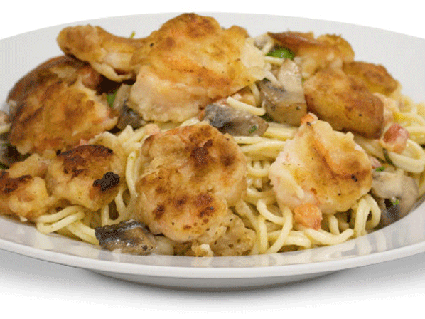 10 comidas que jamás debes pedir en un restaurante - 1. Bistro Shrimp Pasta: 3120 calorías