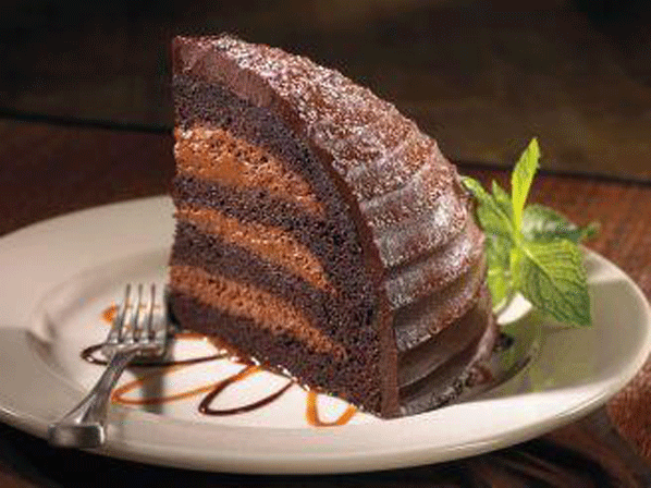 10 comidas que jamás debes pedir en un restaurante - 3.Torta de chocolate Zuccotto: 1,820 calorías