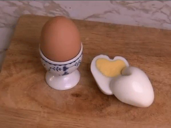 La dieta también entra por los ojos - Huevos de gallinas románticas