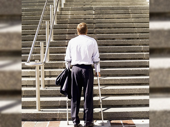 Usa las escaleras con facilidad