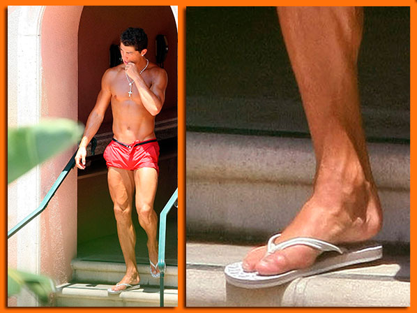 Los pies más horrorosos de la farándula - Cristiano Ronaldo, algo feo tiene