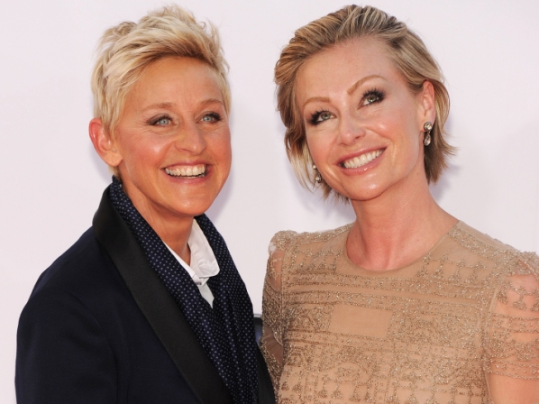Hijos de matrimonios gays no corren riesgos  - Ellen DeGeneres y Portia de Rossi