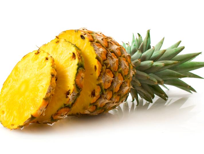 Las frutas más saludables de la temporada - Piña tropical