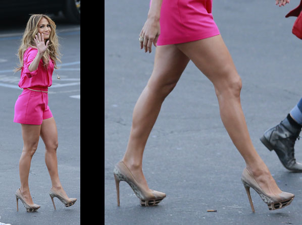 Secretos de las mejores piernas de Hollywood - 7. Jennifer López: formas latinas