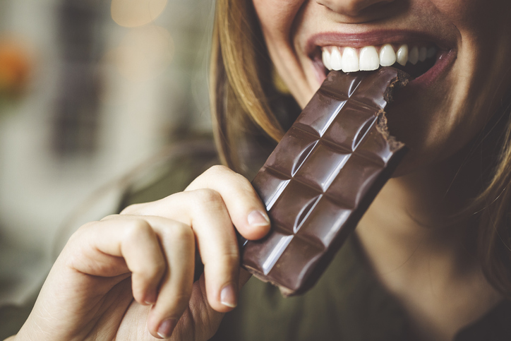 El lado bueno de comer chocolate - Precaución