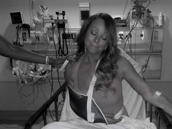 Las lesiones de la farándula - Mariah Carey