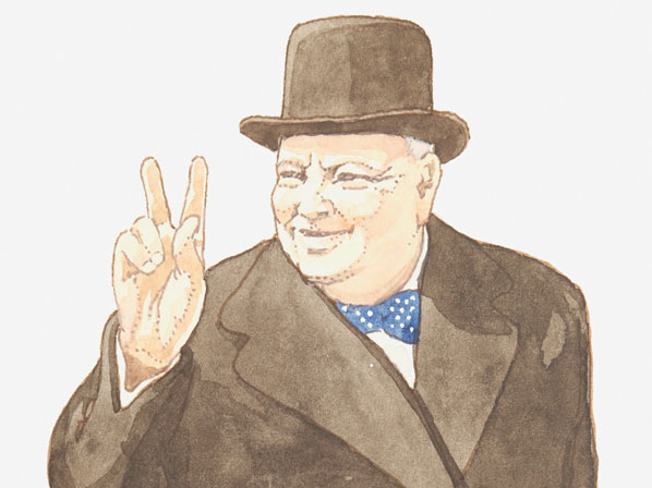 Cuando los bebés se adelantan a la hora - Winston Churchill