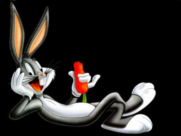 ¿Qué comen los personajes del cine y la TV? - Bugs Bunny: zanahorias