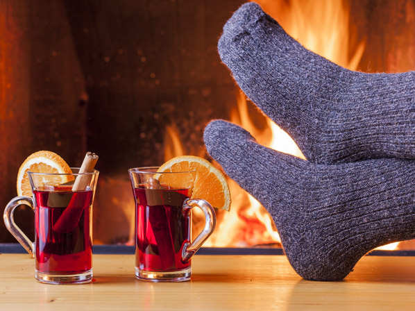 Alivia la gripe con chile y plantas aromáticas  - Mantén tus pies calientes