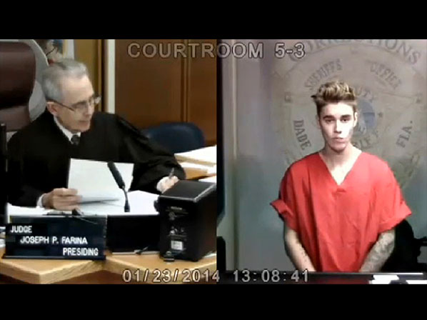 Famosos en prisión por sus adicciones - Justin Bieber