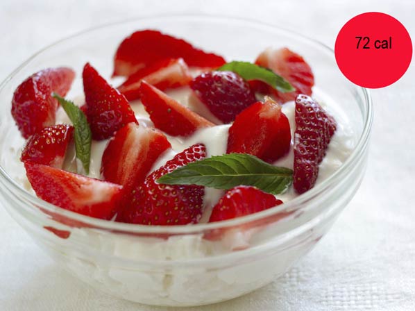 10 recetas sanas para preparar en 10 minutos - 5. Copa de fruta con yogur