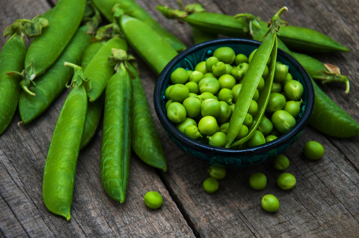Qué beneficios tienen los distintos tipos de legumbres - Guisantes o arvejas 