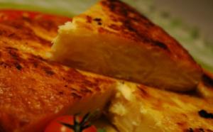 Tortilla española con vegetales