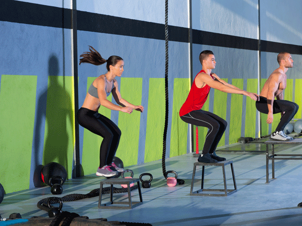 12 súper ejercicios de CrossFit - 9. Salto al cajón o plyo box