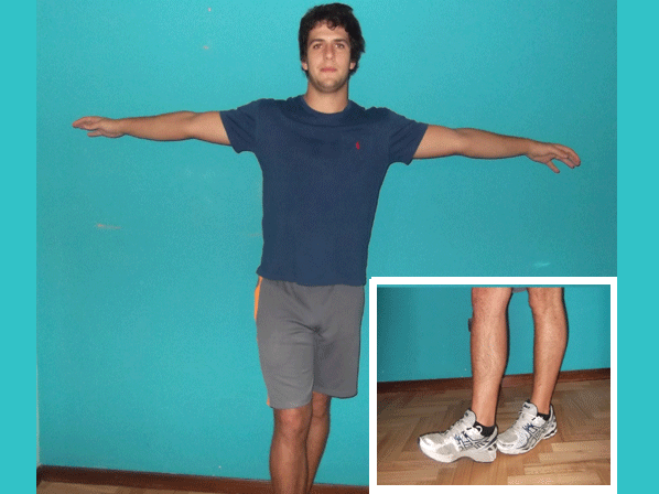 Súper ejercicios para mejorar el equilibrio - 8. Camina "en la cuerda floja" 
