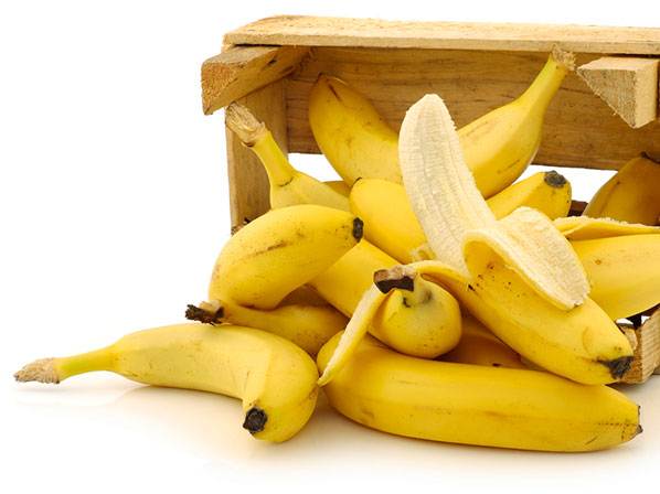 Frutas y verduras que previenen un ataque cerebral - Plátanos