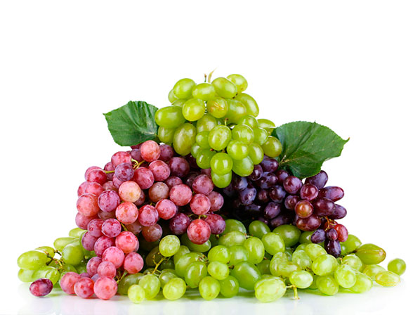 Frutas y verduras que previenen un ataque cerebral - Uvas