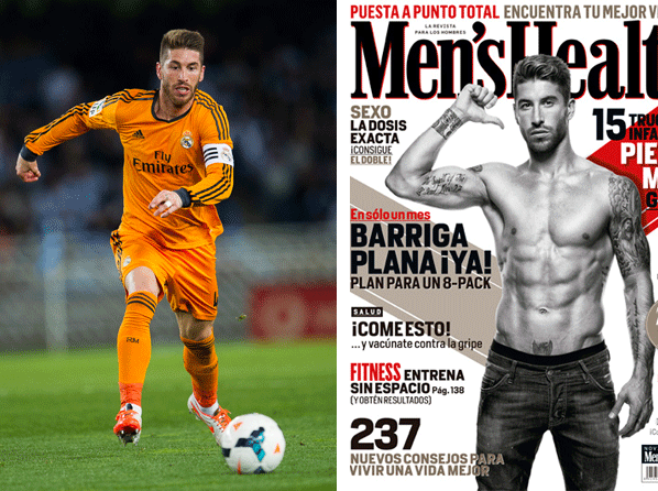 Brasil 2014:  jugadores con cuerpo de modelo - 10. Sergio Ramos: España