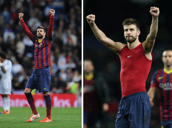 Brasil 2014:  jugadores con cuerpo de modelo - 6. Gerard Piqué: España 