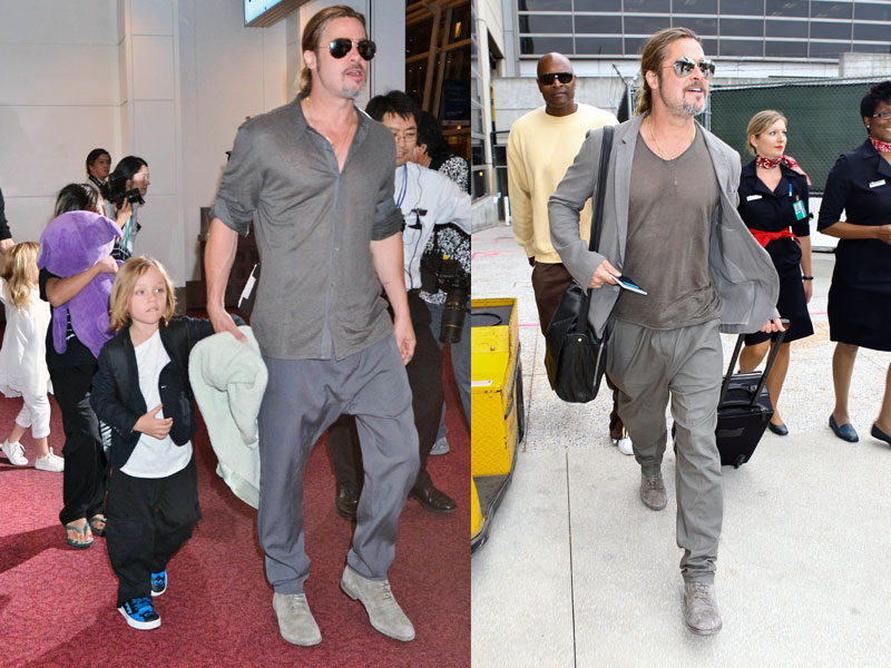 Los papás más atléticos - Brad Pitt